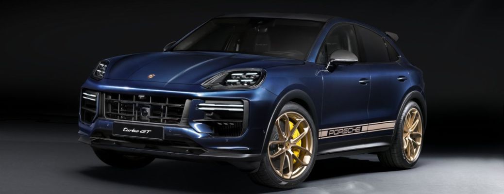 2024 Porsche Cayenne front and side view
