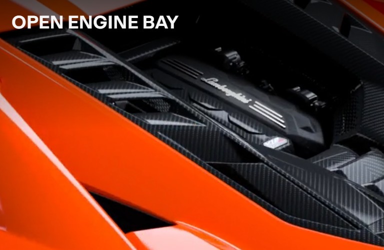 2026 Lamborghini Revuelto open engine bay