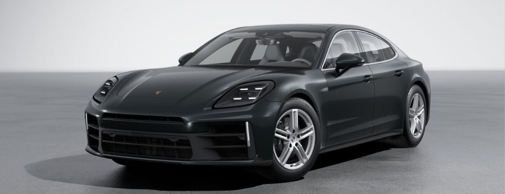 2024 Porsche Panamera front and side view