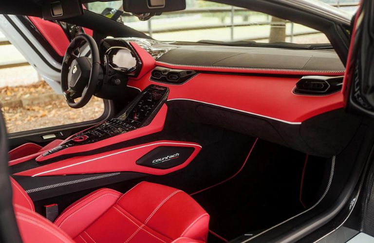 Lamborghini Countach front interior