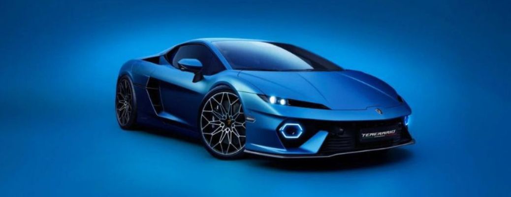 Front-quarter view of the Lamborghini Temerario
