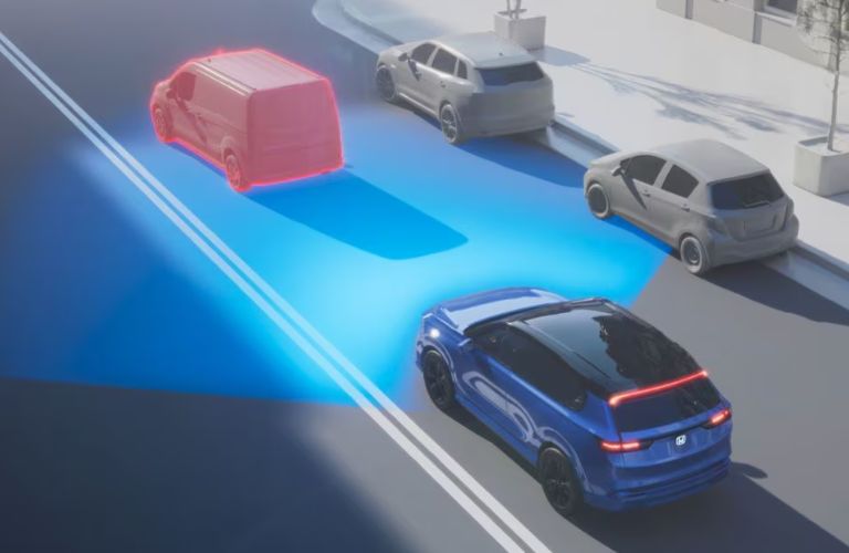 representative image of the Collision Mitigation Braking System in the 2025 Honda HR-V