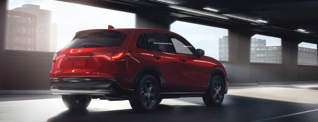 rear quarter view of the 2025 Honda HR-V
