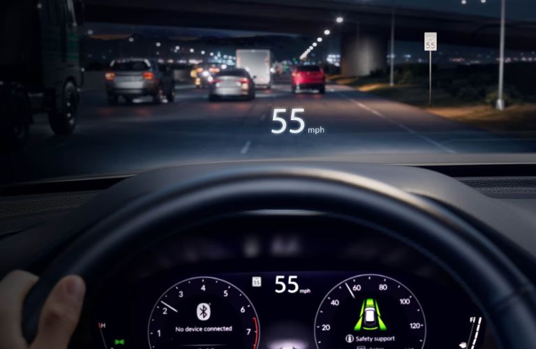 Head-Up Display in the 2025 Honda Pilot