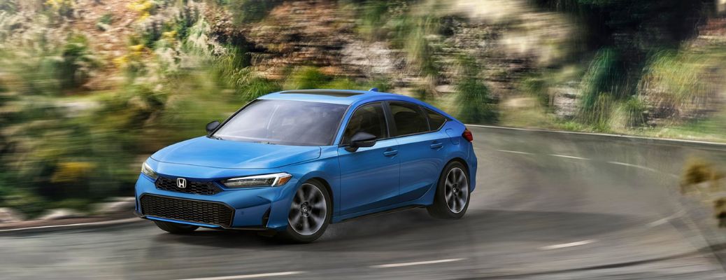 front quarter view of the 2025 Honda Civic Hatchback
