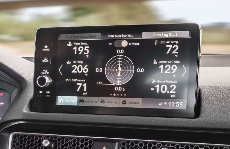 Datalogger in the 2025 Honda Civic Type R