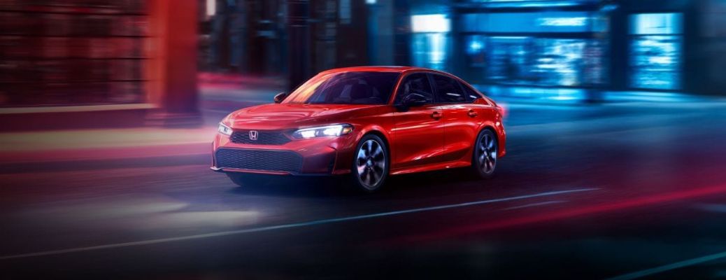 front quarter view of the 2025 Honda Civic Sedan