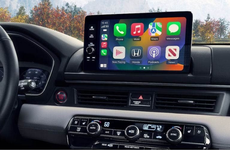 Dashboard display in the 2025 Honda Pilot