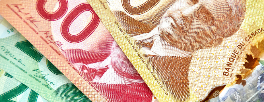 Canadian dollars