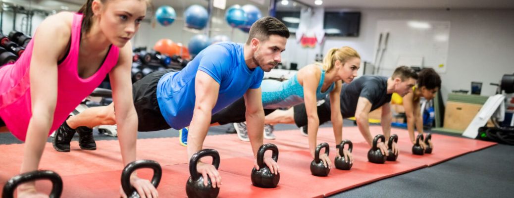 People working out