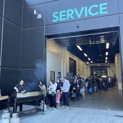 service entrance at the Sherwood Powersports & Marine grand opening