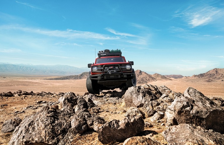 2021 Ford Bronco in desert