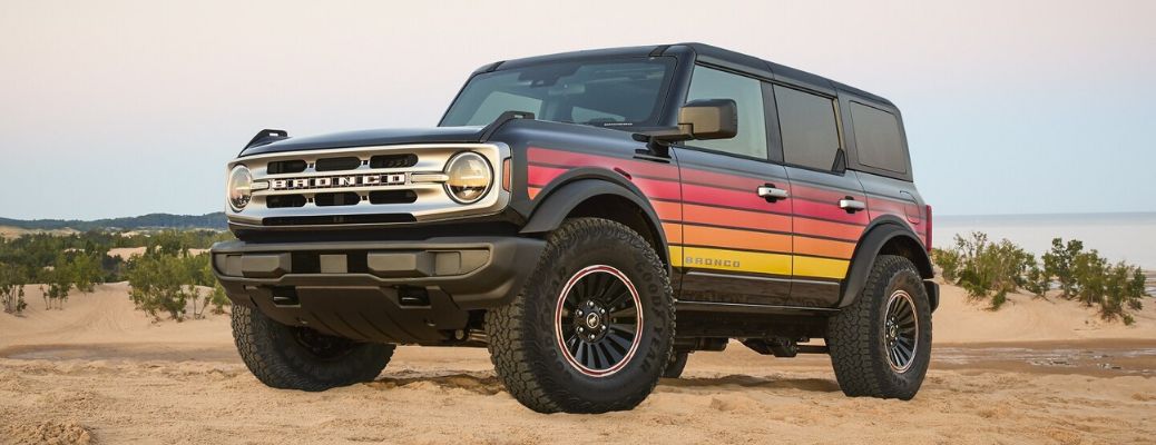 2025 Ford Bronco front and side view