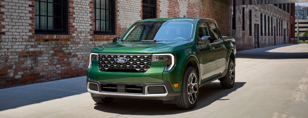 2025 Ford Maverick front and side view