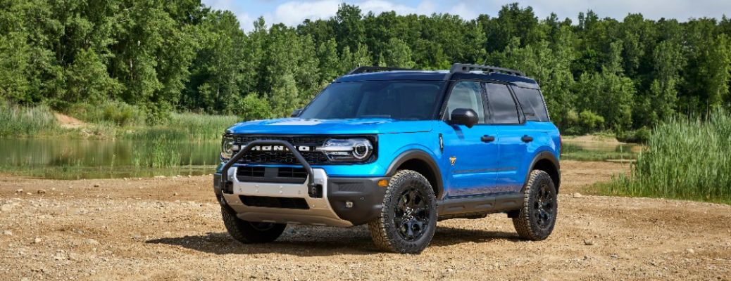 2025 Ford Bronco Sport front and side view