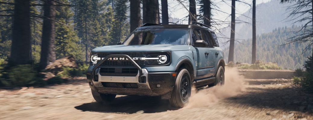 2025 Ford Bronco Sport front and side view