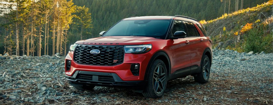 2026 Ford Explorer front and side view