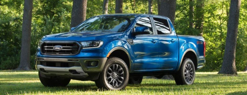2019 Ford Ranger front and side view
