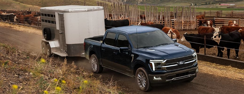 2026 Ford F-150 towing a trailer