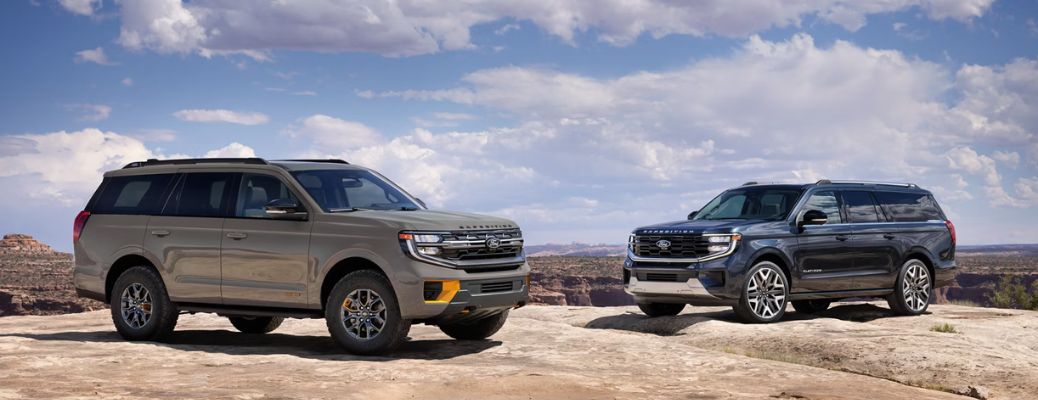 Two 2026 Ford Expedition Max in one frame