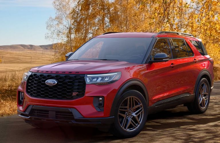 2026 Ford Explorer front and side view