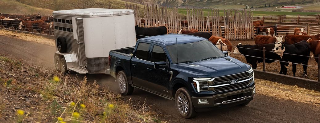 2026 Ford F-150 towing a trailer