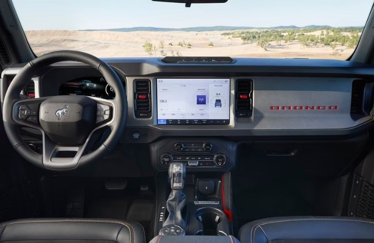 2026 Ford Bronco front interior