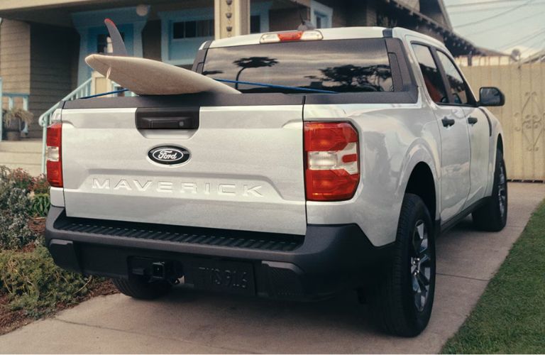 2026 Ford Maverick back and side view