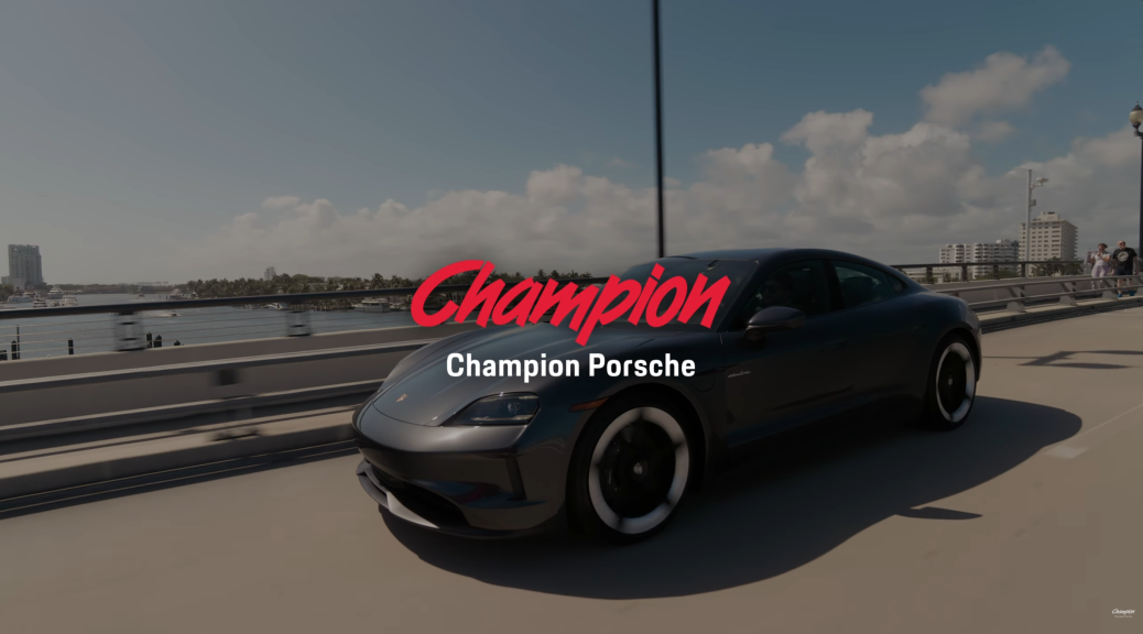 how to charge your porsche taycan video by champion porsche