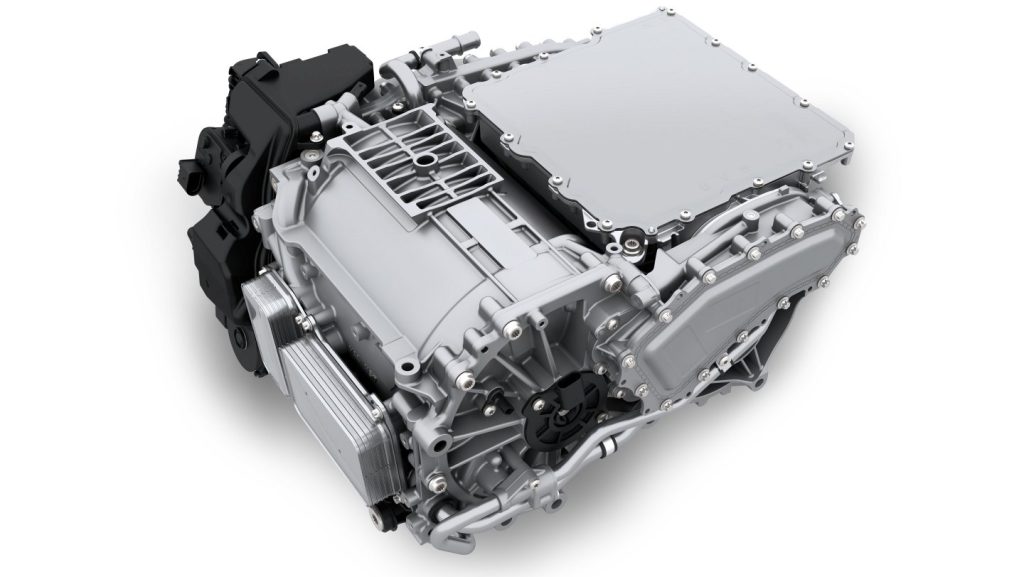 Technical graphic Cayenne Electric, electric motor, 2026, Porsche AG
