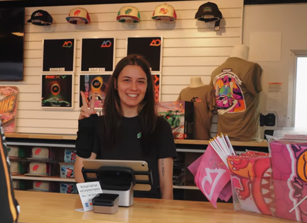 AO Racing Merch Booth & Fan Experience at Cars and Coffee 2026 Champion Motorsports Champion Porsche