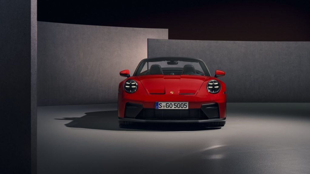 Porsche 911 GT3 S/C premieres studio shot front facing