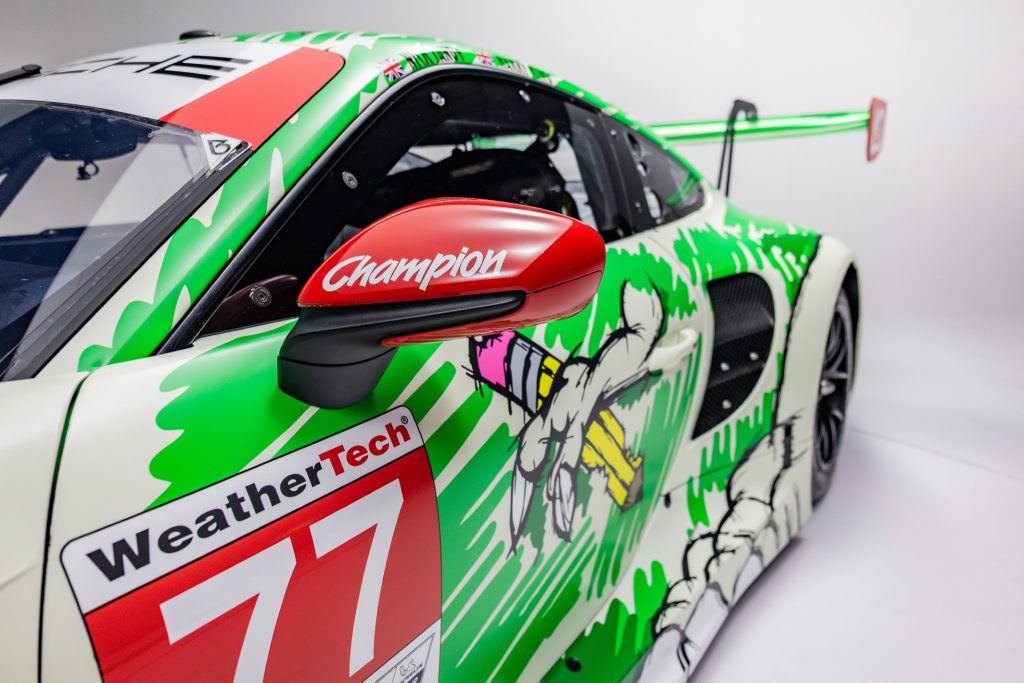 AO Racing Sketchy partnership champion porsche