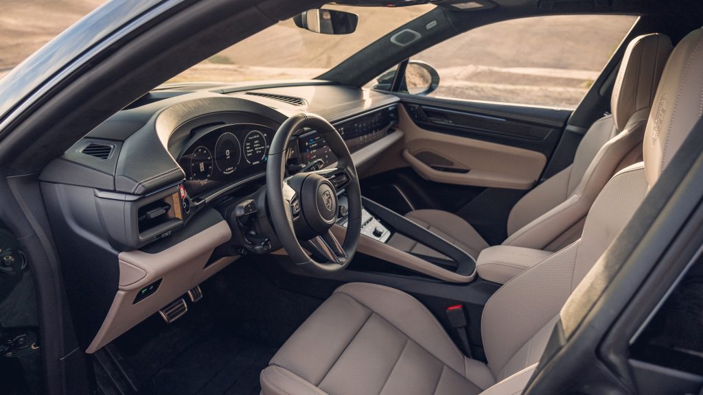champion porsche Macan Turbo Electric interior front