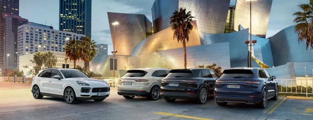 2022 Porsche Cayenne parked