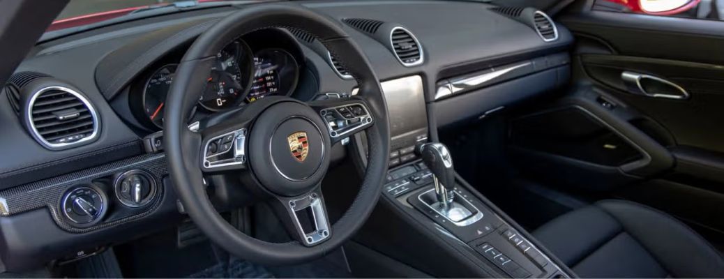 Porsche 718 interior front dash