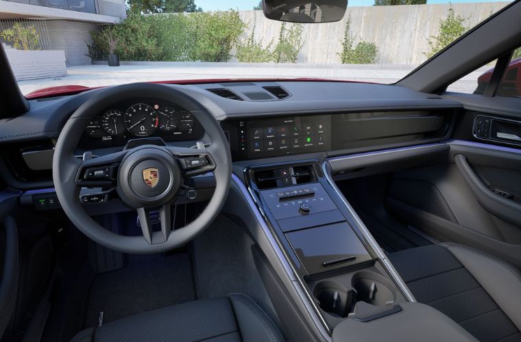 2027 Porsche Panamera interior front dash