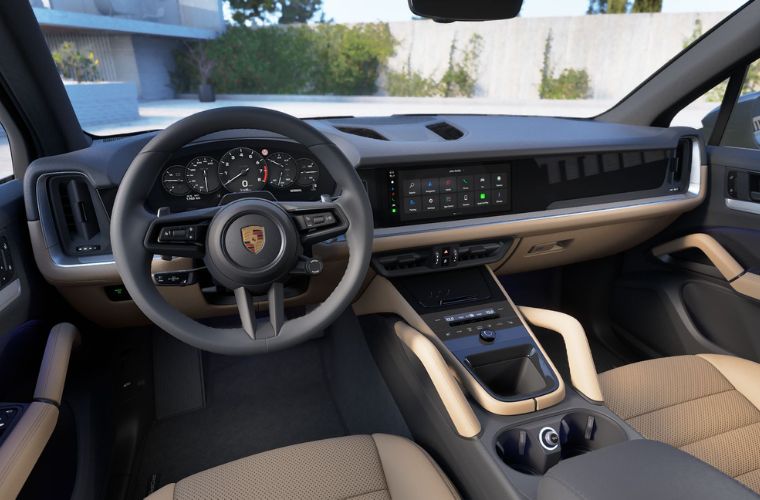 2027 Porsche Cayenne SUV interior front dash