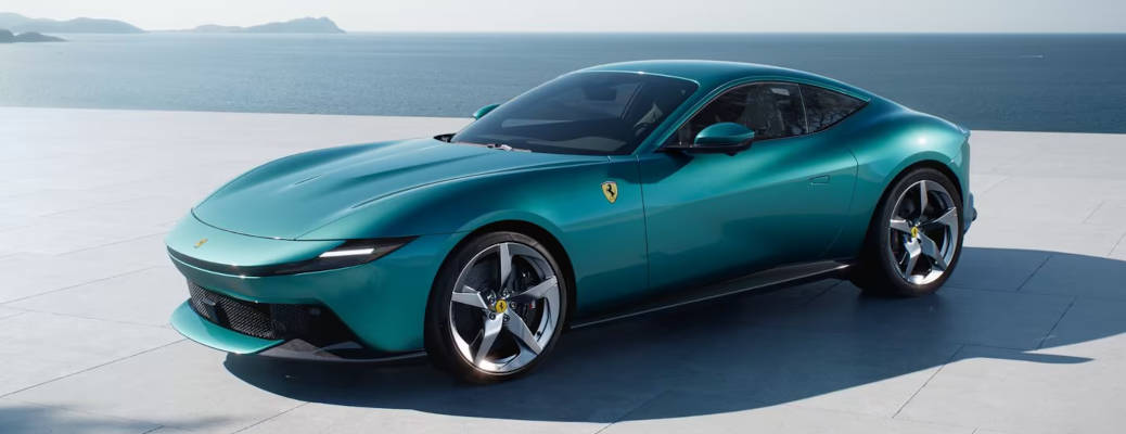 A front quarter exterior view of the 2026 Ferrari Amalfi