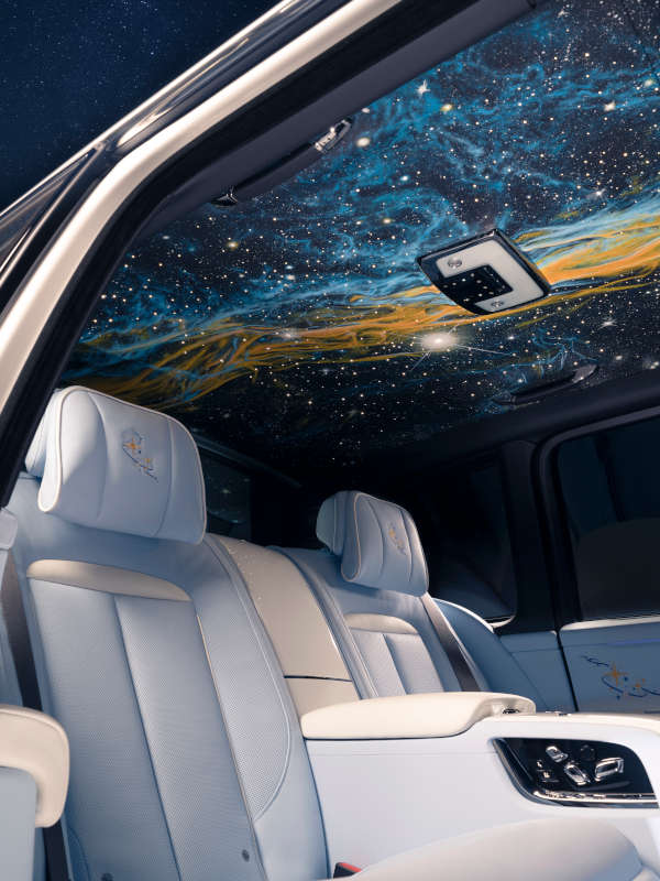 The hand-painted interior of the Cullinan Cosmos