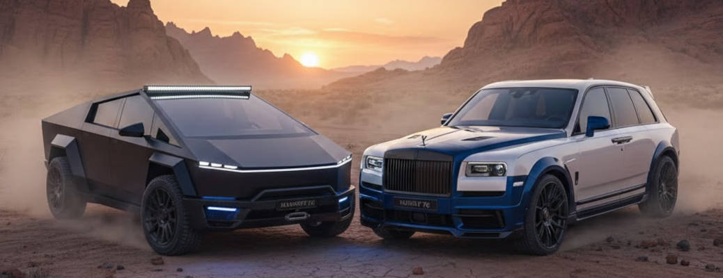 Mansory Cybertruck vs Mansory Rolls-Royce Cullinan