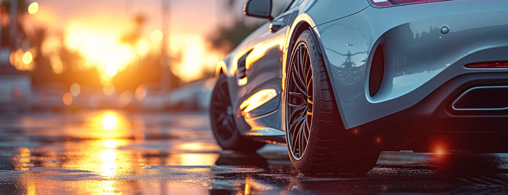 A supercar on the road to Spring Break from Miami