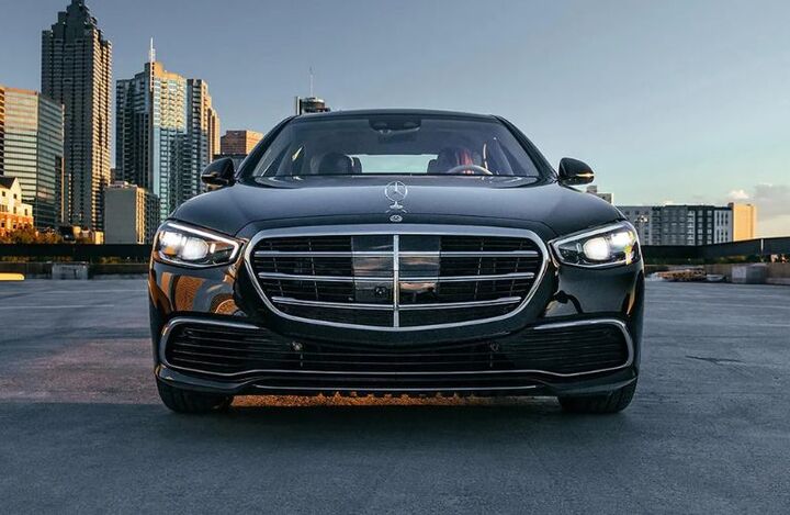 Front view of the 2026 Mercedes-Benz S-Class Sedan