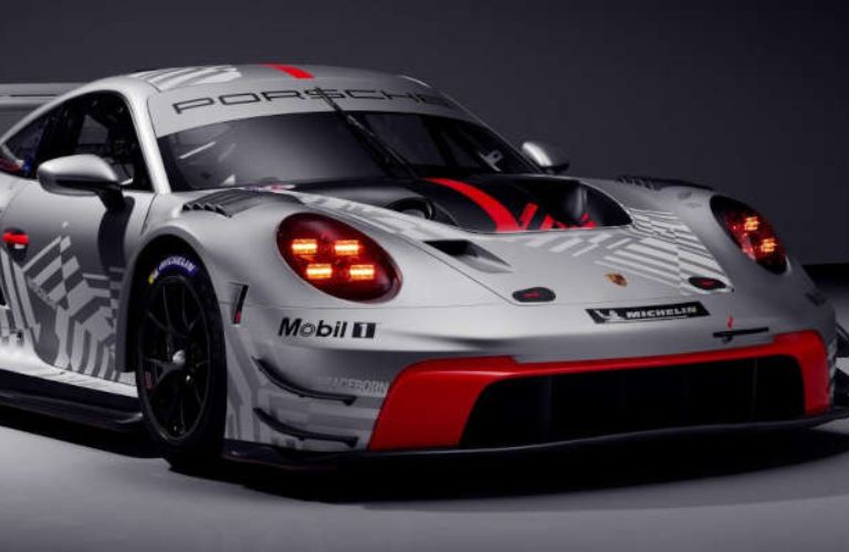 Front-quarter view of the 2026 Porsche 911 GT3