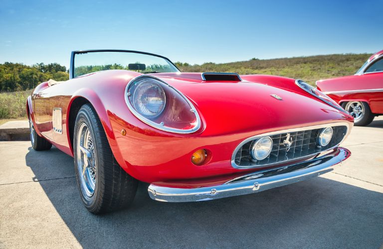 Ferrari Gt Califo Red headlight