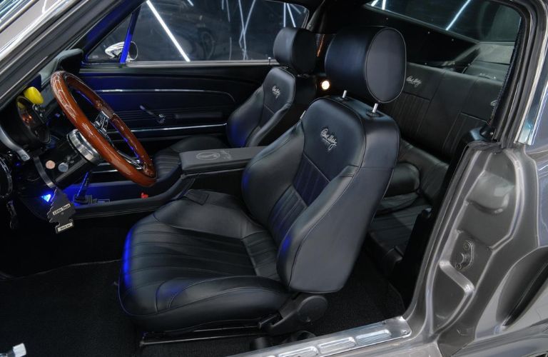 1967 Ford Mustang Fastback cabin view
