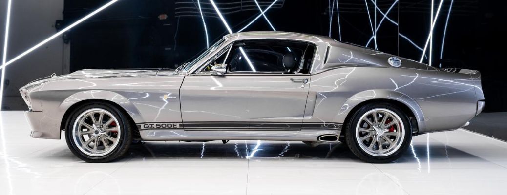 Side view of the 1967 Ford Mustang Fastback