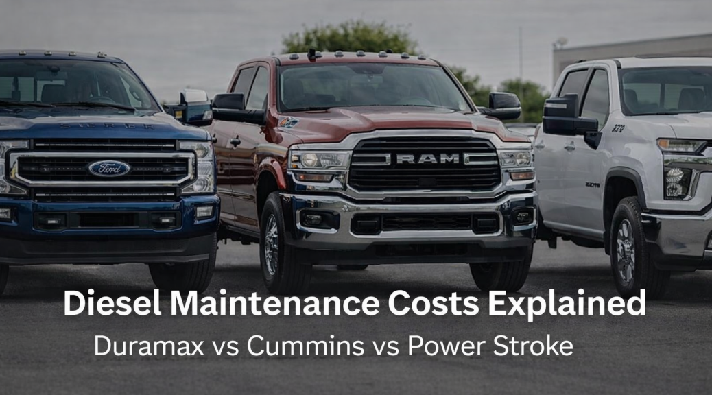 Duramax vs Cummins vs Power Stroke diesel trucks comparison for maintenance costs