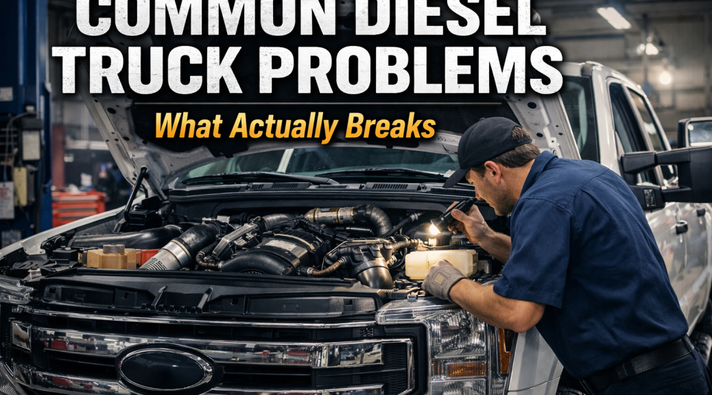 Most common diesel truck problems in Cummins, Duramax, and Power Stroke engines