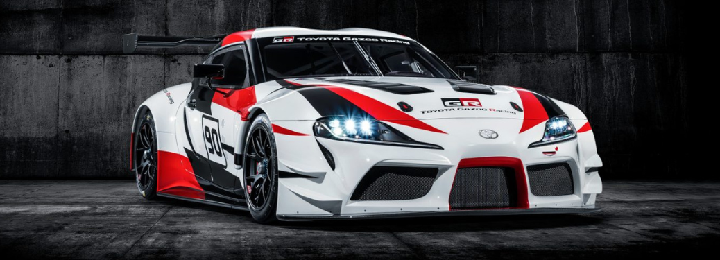 Front view of the 2019 SEMA GR Supra Racing Concept